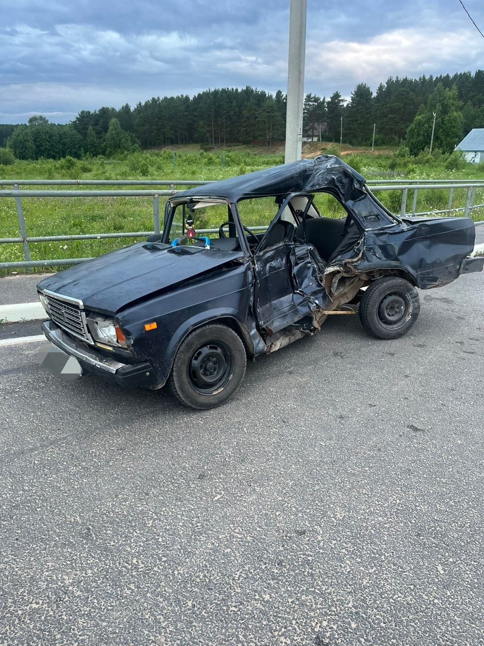 Пассажирский автобус столкнулся с ВАЗом под Вытегрой: есть погибший